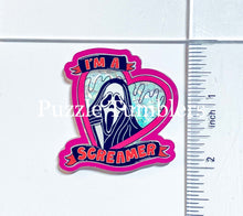 Load image into Gallery viewer, Acrylic Flat Back Shakers: I'm A Screamer (SH #33)