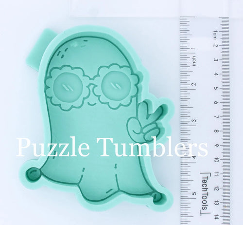 CUSTOM MOLD: Hippie Ghost Car Scent Mold *May have a 14 Day Shipping Delay (F95)