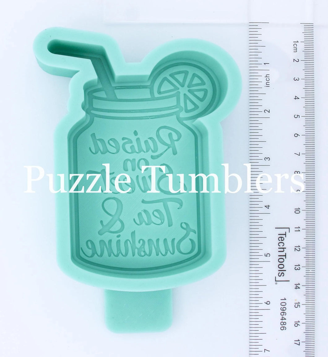CUSTOM MOLD: Raised on Sweet Tea and Sunshine Car Scent Mold *May have a 14 Day Shipping Delay (F97)