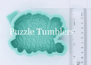 CUSTOM MOLD: Dad Life Car Scent Mold *May have a 14 Day Shipping Delay (F98)