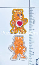 Load image into Gallery viewer, Acrylic Flat Back Shakers: Orange Bear (SH #17A)