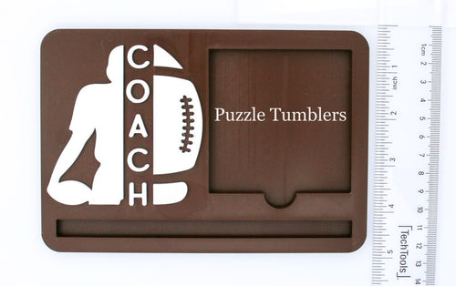 3D Printed Football Coach Sticky Note & Pen Holder (Made When Ordered - Ships in 3-10 Days)