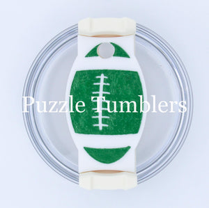 CUSTOM MOLD:  Engraved Football 40oz Tumbler Lid Plate Mold *May have a 14 Day Shipping Delay