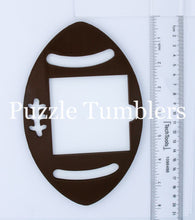 Load image into Gallery viewer, 3D Printed Football Shape Sticky Note &amp; Pen Holder (Made When Ordered - Ships in 3-10 Days)