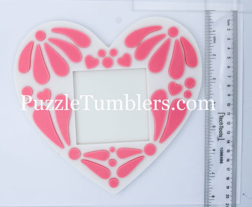 3D Printed Heart Shape Concha Sticky Note Holder (Made When Ordered - Ships in 3-10 Days)