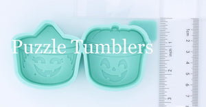 CUSTOM MOLD:  Double Halloween Bucket Car Scent Mold *May have a 14 Day Shipping Delay (F39)