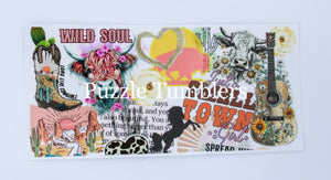 Just A Small Town Girl - 16oz UV DTF Wrap