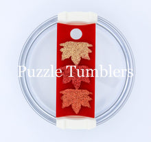 Load image into Gallery viewer, CUSTOM MOLD:  Engraved Leaf 40oz Tumbler Lid Plate Mold *May have a 14 Day Shipping Delay