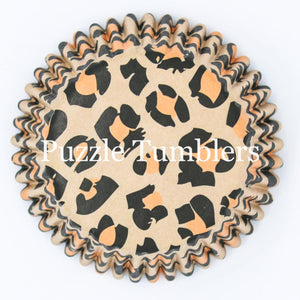 Leopard Cupcake Sleeves