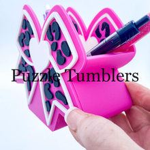 Load image into Gallery viewer, ✨ Beginner 3D Printing Course | Design &amp; Create a Pen Holder 2 Pieces | Step-by-Step Online Class