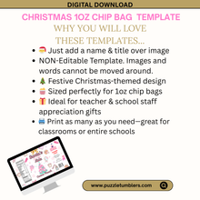 Load image into Gallery viewer, DIGITAL DOWNLOAD (55 Files) - Christmas Teacher, Counselor, AP, Principal - Chip Bag - PNG Bundle