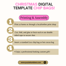 Load image into Gallery viewer, DIGITAL DOWNLOAD (55 Files) - Christmas Teacher, Counselor, AP, Principal - Chip Bag - PNG Bundle