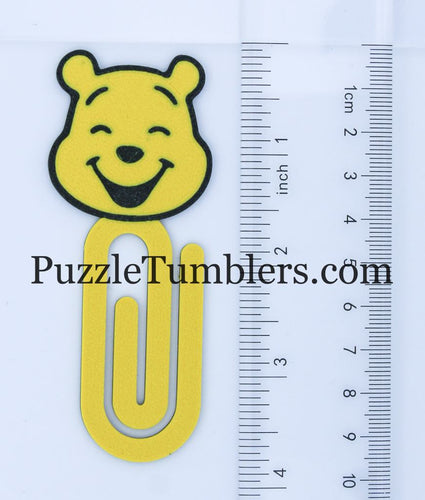 3D Printed Yellow Bear Paper Clip