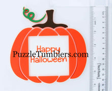 Load image into Gallery viewer, DIGITAL (STL &amp; 3MF Files): Cute Round Pumpkin  - Themed Sticky Note Holder