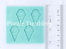 Load image into Gallery viewer, CUSTOM MOLD:  Ice Cream Earring Earring Mold *May have a 14 Day Shipping Delay (S1)