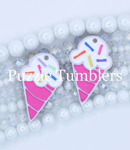 CUSTOM MOLD:  Ice Cream Scoop Earring Mold *May have a 14 Day Shipping Delay (S9)