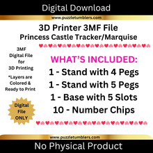 Load image into Gallery viewer, DIGITAL (3MF File): Sales Tracker Counter Display Stand (2 Styles) Customizable