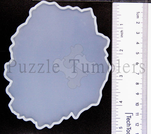 NEW Abstract Circle Agate Coaster Mold
