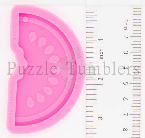 NEW Large Watermelon Slice with Seeds - PINK Mold