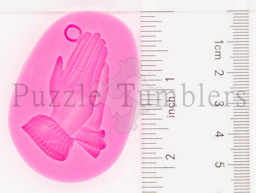 NEW Small Praying Hands Mold - PINK Mold
