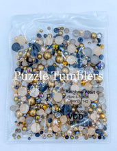 Load image into Gallery viewer, Rainbow Pearl &amp; Rhinestone Mix - Pearl, Gold, Black, Crystal