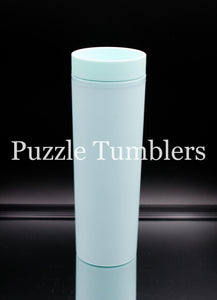 NEW 16oz Skinny Individual Acrylic "Mint" Tumbler