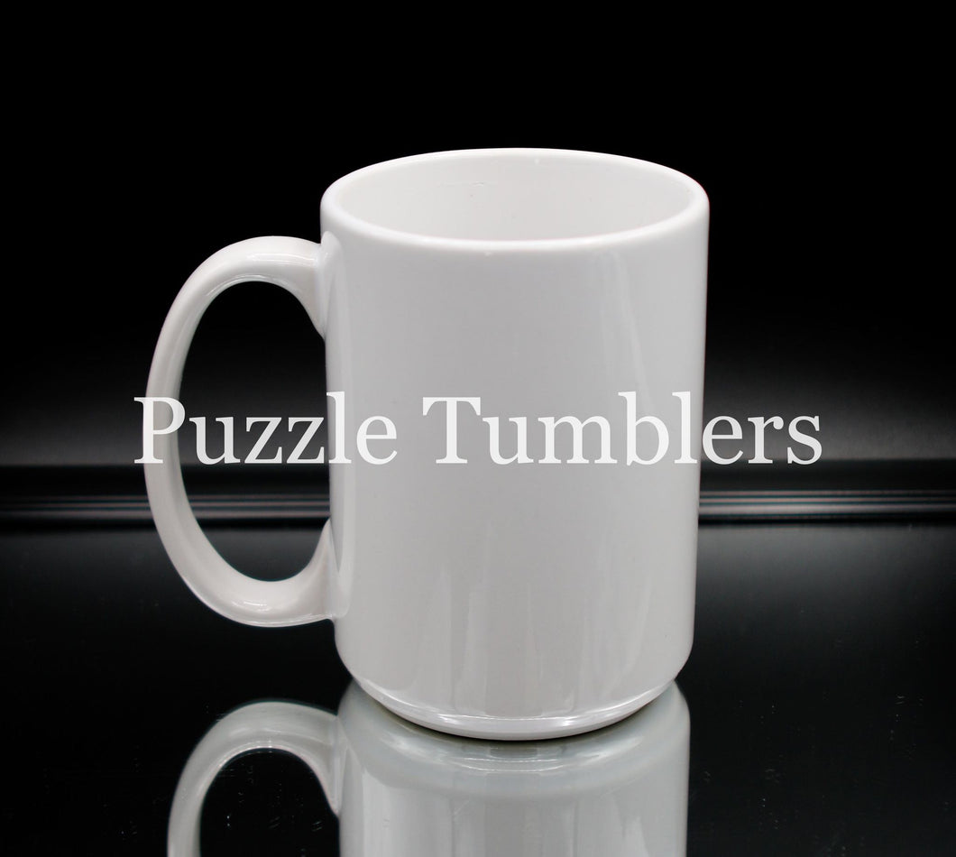 11OZ  SUBLIMATION COFFEE MUG CERAMIC + HANDLE