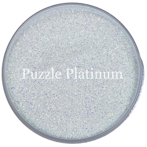 NEW PLATINUM GLITTER- BREAK MY HEART (UV WHITE TO PINK)