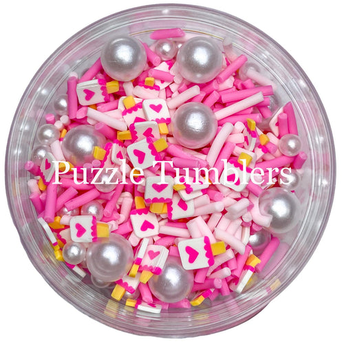 ON WEDNESDAY WE WEAR PINK - POLYMER CLAY SPRINKLES