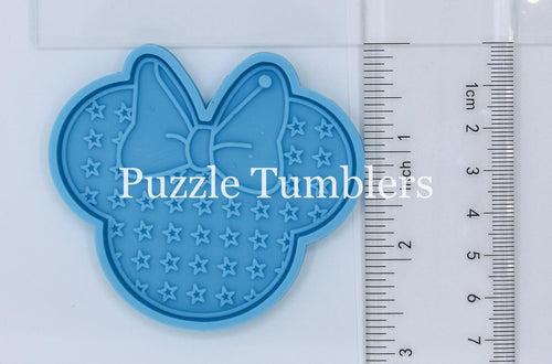 MRS MOUSE FLAG KEYCHAIN MOLD - STARS & STRIPES