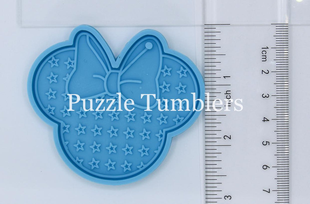 MRS MOUSE FLAG KEYCHAIN MOLD - STARS & STRIPES