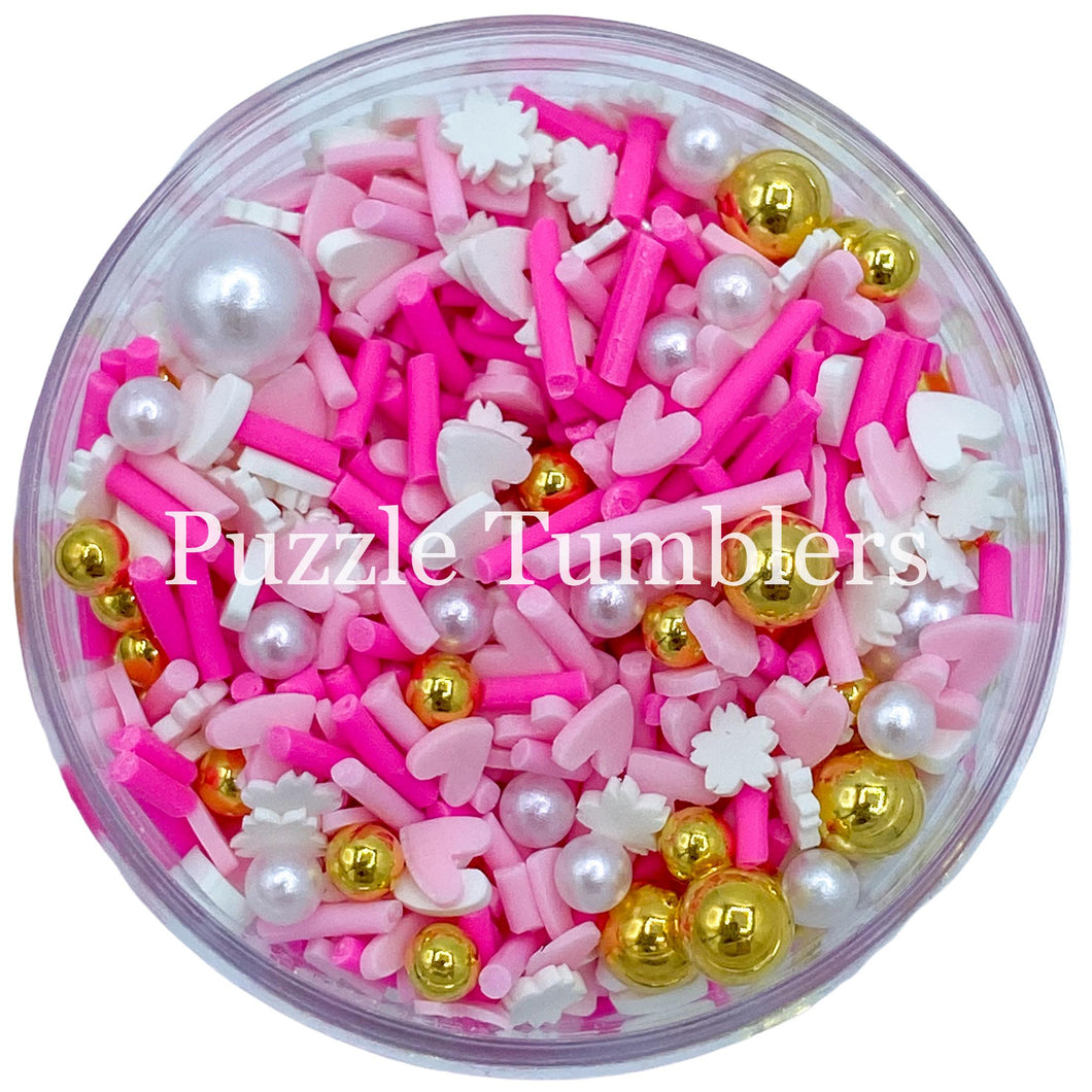 PINK PASSION - POLYMER CLAY SPRINKLES – Puzzle Tumblers