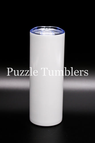20OZ SKINNY SUBLIMATION STRAIGHT - UV WHITE TO PURPLE