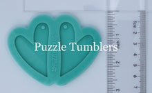 Load image into Gallery viewer, CUSTOM MOLD: &quot;SOLID HEART&quot; Earring  *May have a 7-10 Day Shipping Delay (E18)