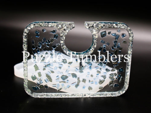 PARTY WINE GLASS HOLDER & SNACK TRAY