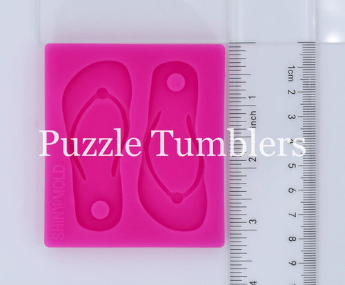 DOUBLE FLIP FLOP KEYCHAIN MOLD