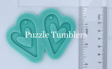 Load image into Gallery viewer, CUSTOM MOLD: &quot;SOLID HEART&quot; Drop Earring  *May have a 7-10 Day Shipping Delay (E19)