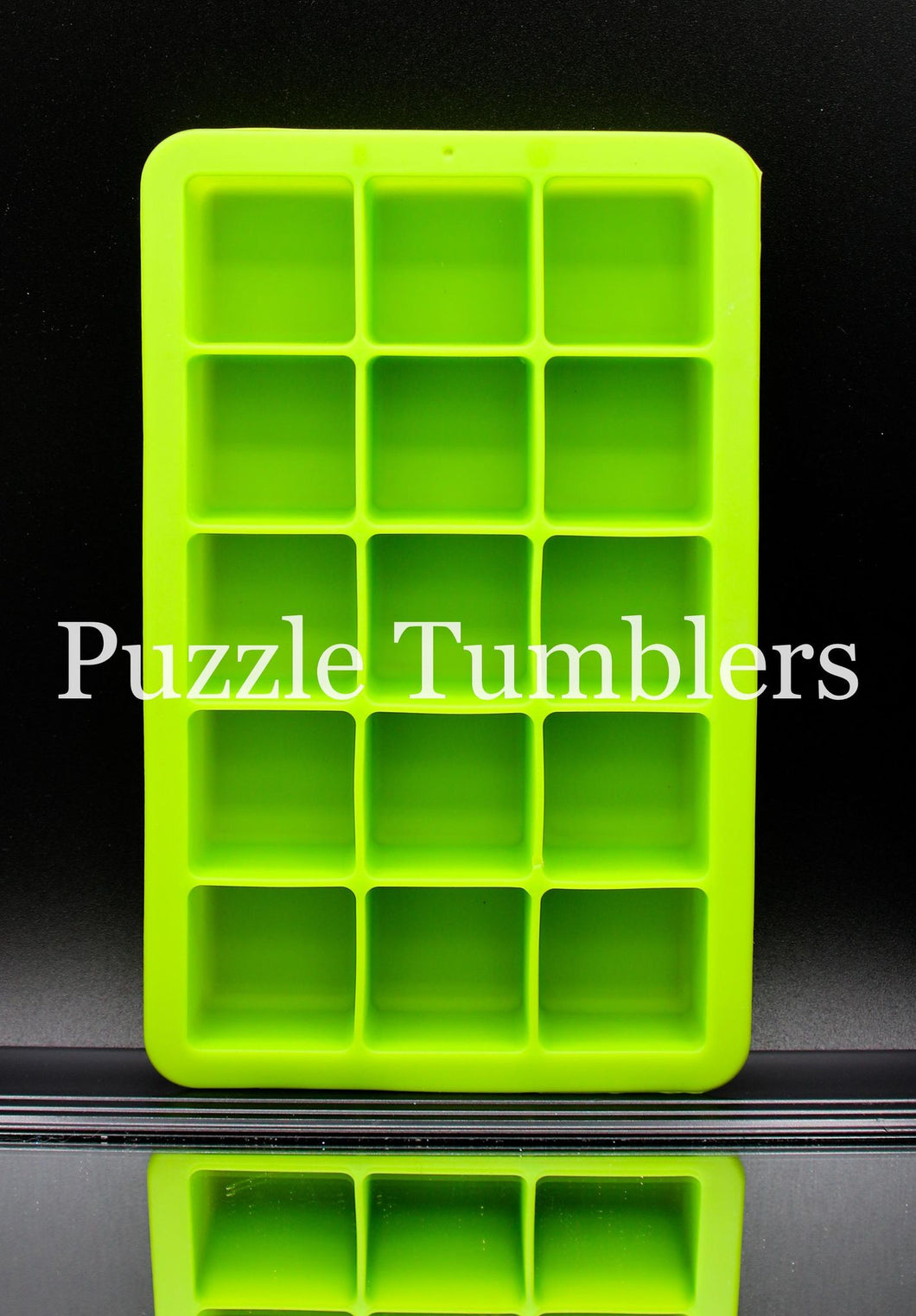 LARGE - ICE CUBE TRAY CUBE - GREEN MOLD