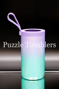 NEW 3-IN-1 BOTTLE/CAN/SKINNY CAN COOLER OMBRE