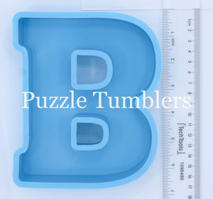 LETTER 'B' MOLD 6"X1.5" - INDIVIDUAL LETTER