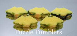 FRUIT - LARGE PINEAPPLE WEDGES (5 PACK) - FAKE