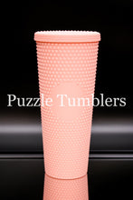 Load image into Gallery viewer, 24OZ PINK MATTE STUDDED TUMBLER - NO LOGO