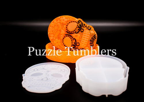 SKULL TRAY DISH - CLEAR MOLD
