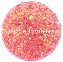 Load image into Gallery viewer, STRAWBERRY SUNRISE IRREGULAR CUT GLITTER