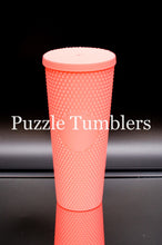 Load image into Gallery viewer, 24OZ WATERMELON CORAL STUDDED TUMBLER - NO LOGO