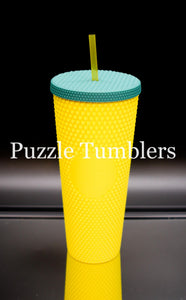 24OZ PINEAPPLE STUDDED TUMBLER - NO LOGO