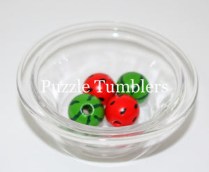 20MM BUBBLEGUM BEADS VARIETY (4 PIECE) - WATERMELON