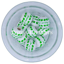 Load image into Gallery viewer, 20MM BUBBLEGUM BEADS (10 PIECE) - HAPPY ST. PATRICK&#39;S DAY BEAD