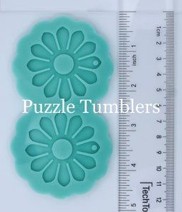 CUSTOM MOLD:  "DAISY" Earring Mold *May have a 14 Day Shipping Delay (E250)