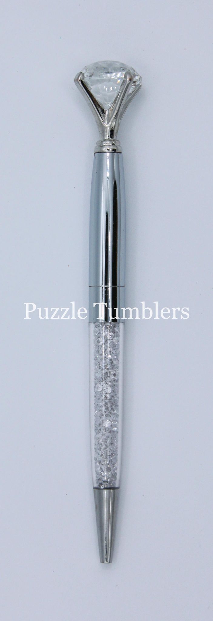 DESIGNER DIAMOND SILVER PEN